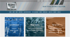 Desktop Screenshot of milspecservices.com.au